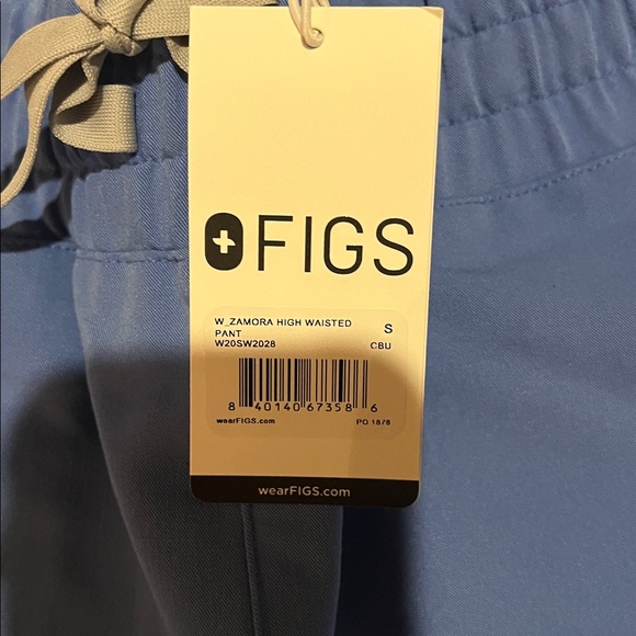 Figs High-Waisted Blue Pants 3 in all two are size small and one is XS/P - Picture 4 of 5